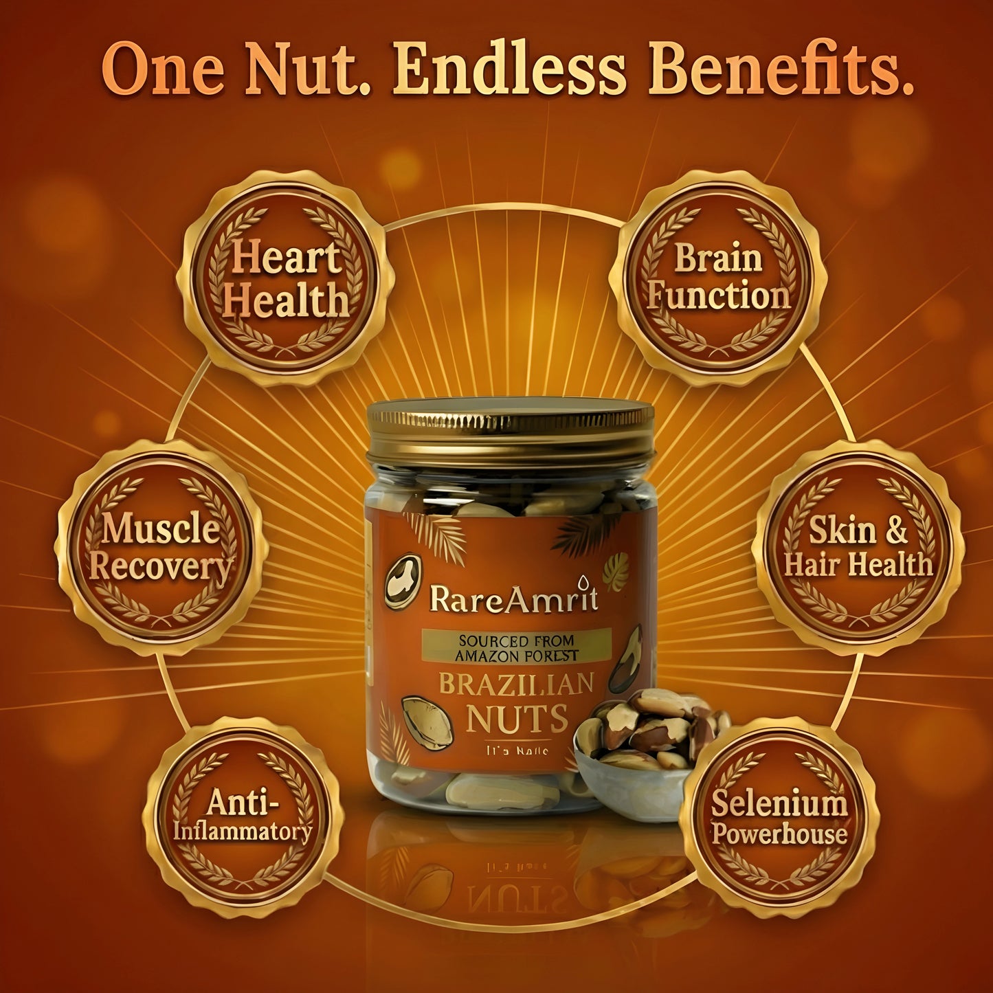 Rareamrit Pure Brazil nuts
