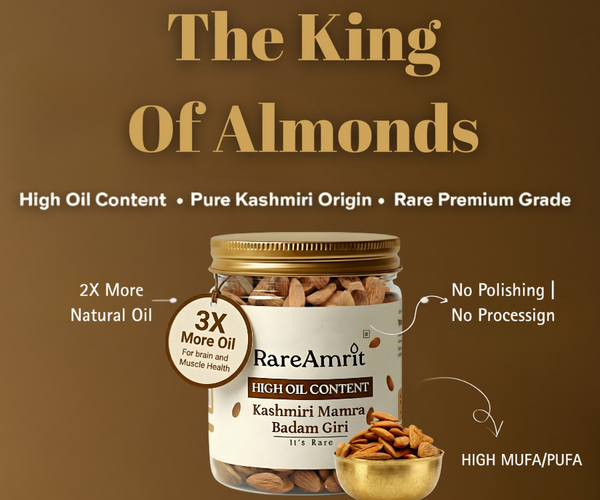 Mamra almonds daily intake – how many almonds to eat per day