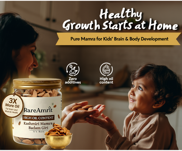 Mamra almonds for brain health improving memory and focus